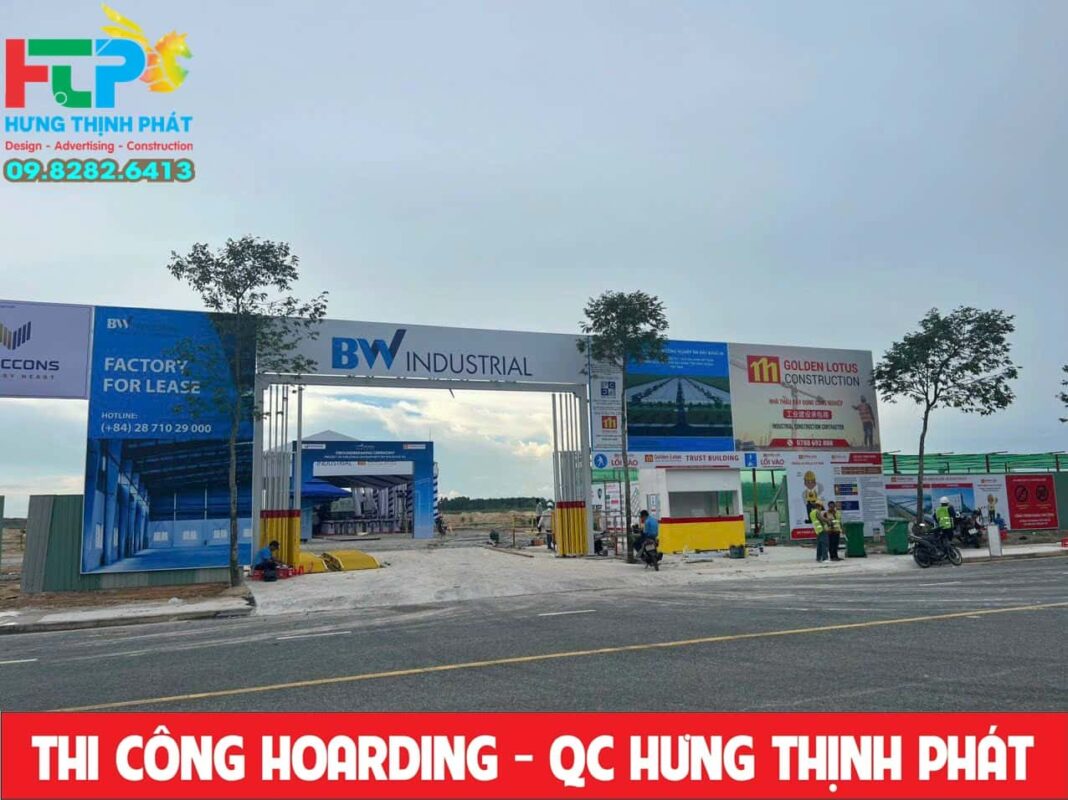 lam hoarding cong trinh nha xuong BW Industrial
