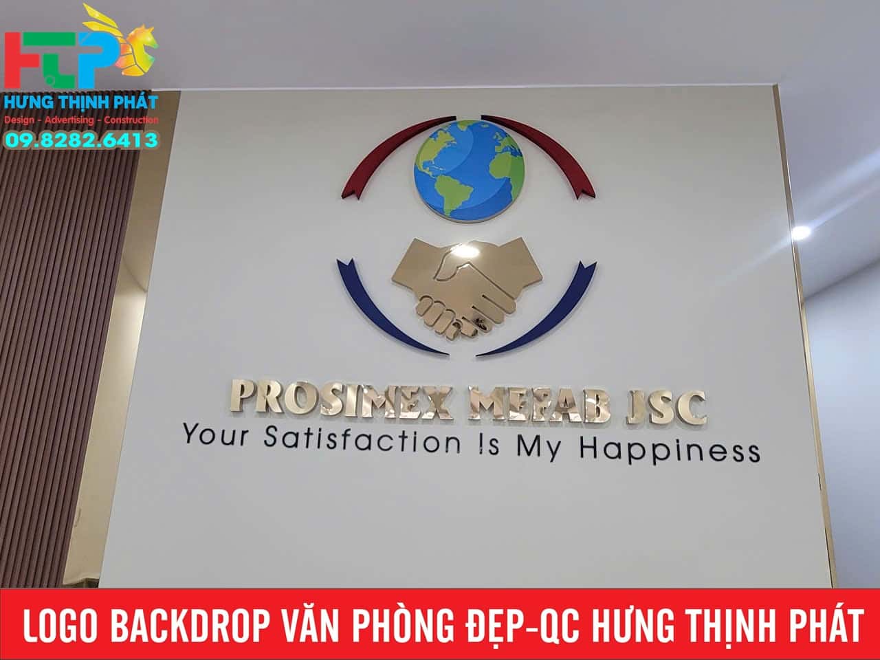 Làm logo backdrop văn phòng đẹp với 99+ mẫu mới 2026 - Quảng Cáo Hưng ...