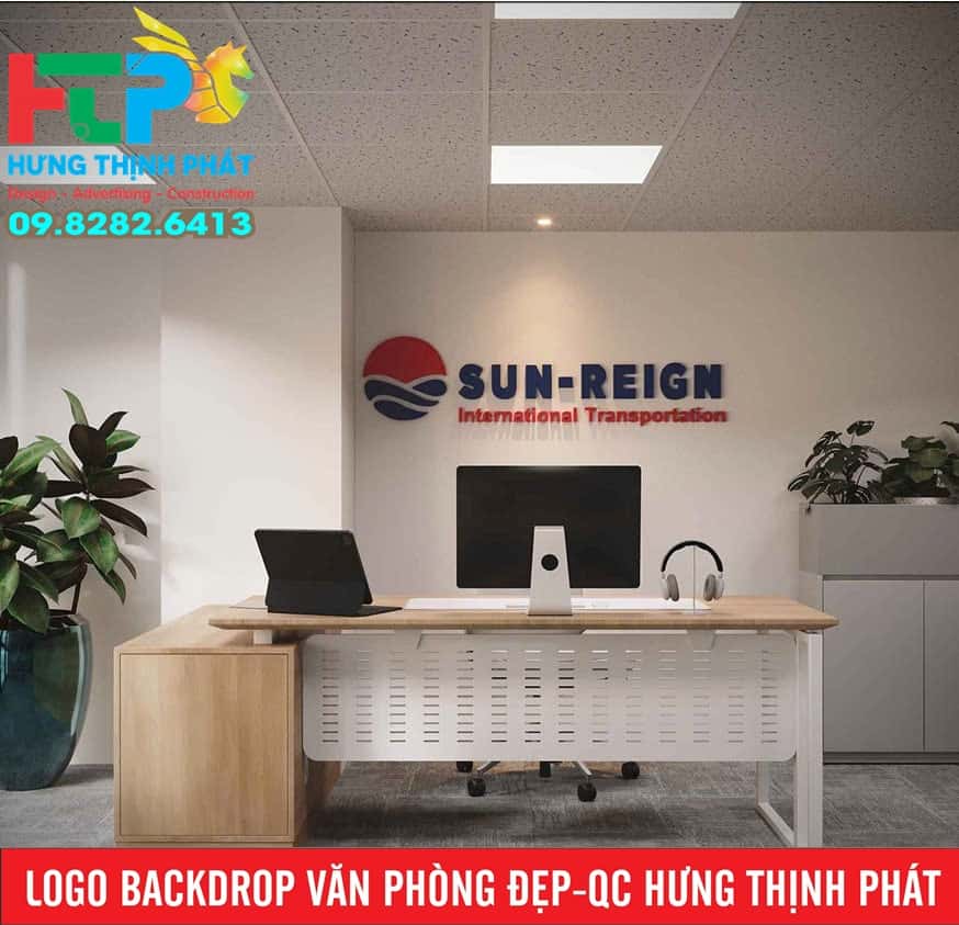 Làm logo backdrop văn phòng đẹp với 99+ mẫu mới 2026 - Quảng Cáo Hưng ...
