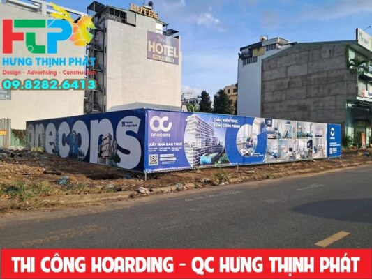 Thi công hoarding công trình dân dụng