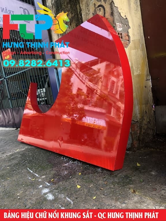 chu noi mica  dan decal phan quang