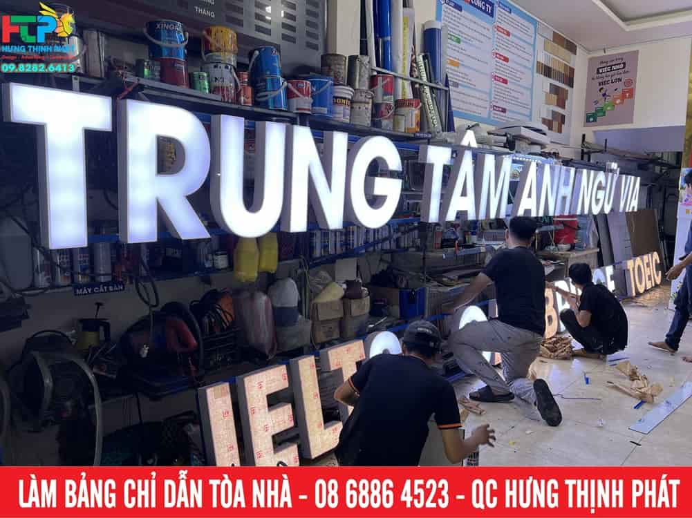 Bộ chữ nổi tòa nhà trung tâm tiếng anh