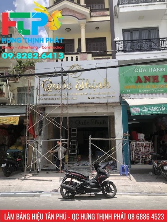 Lam bang hieu cua hang vai Quoc thinh tan phu