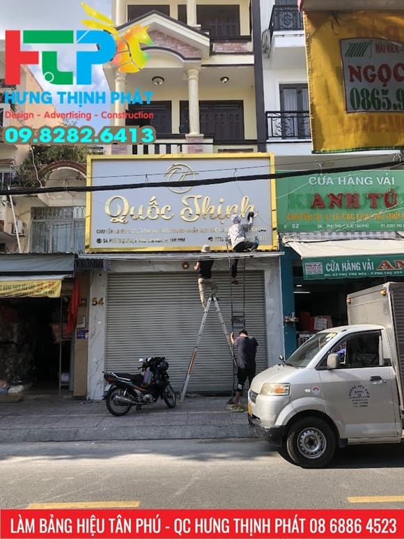 Lam bang hieu cua hang vai Quoc thinh tan phu